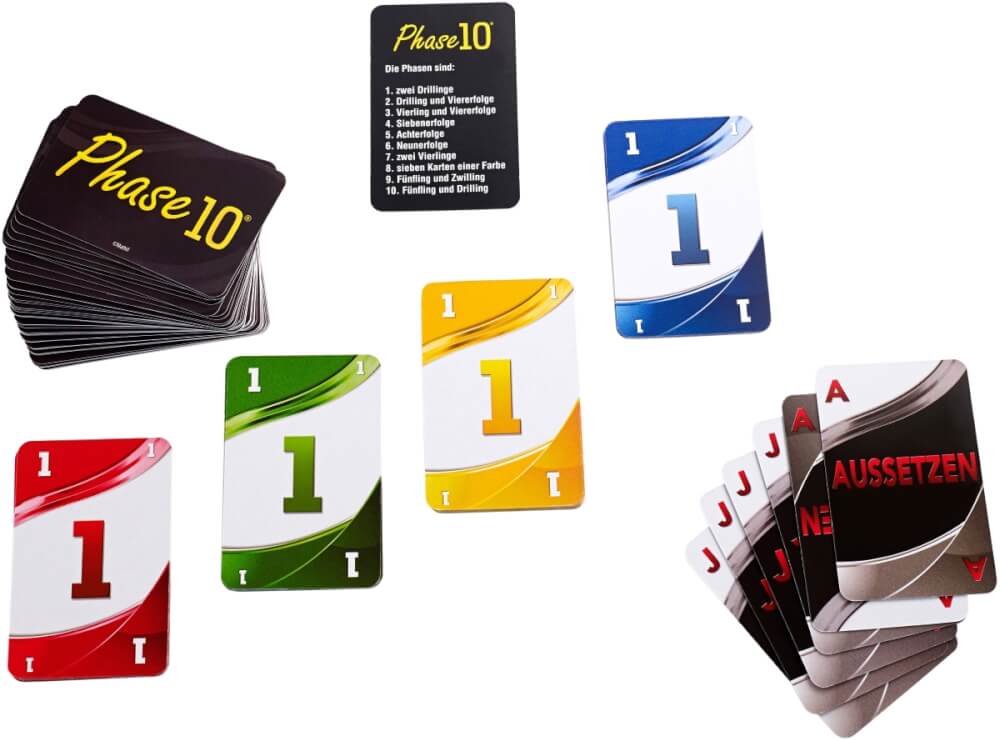 Mattel Phase 10 Basis Kartenspiel