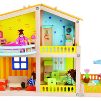 Puppenhaus mit Möbel