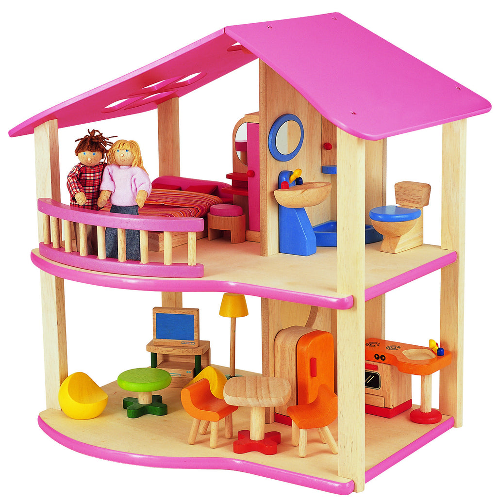 Spielba Puppenhaus mit Möbel