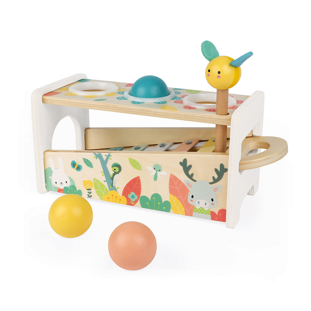 Janod 2 in 1 Klopfball mit Xylophone