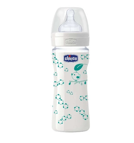 Chicco Glasfläschchen 240ml well being 0+