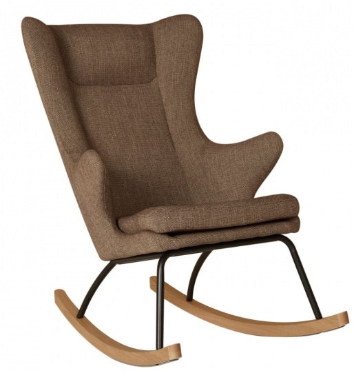 Quax Schaukelstuhl für Erwachsene De Luxe Latte