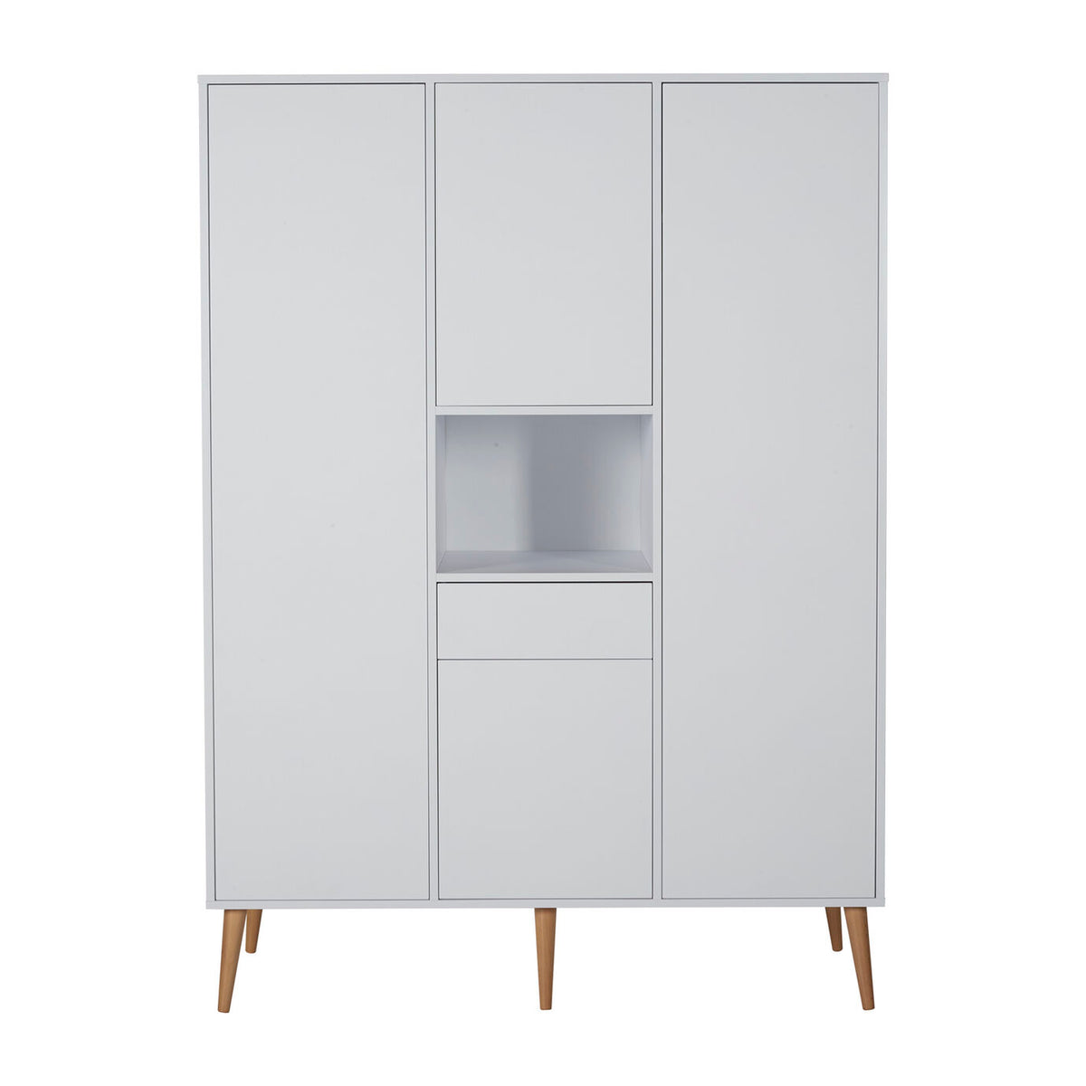 Quax Cocoon Kleiderschrank 4-türig ice white