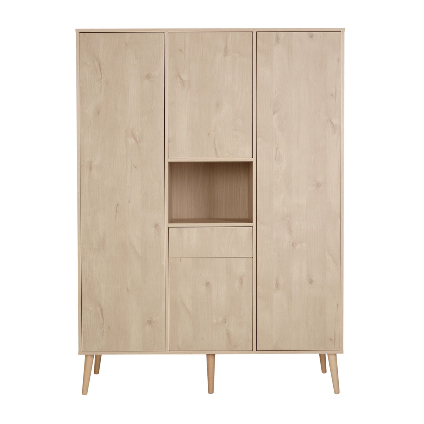 Quax Cocoon Kleiderschrank 4-türig natural oak