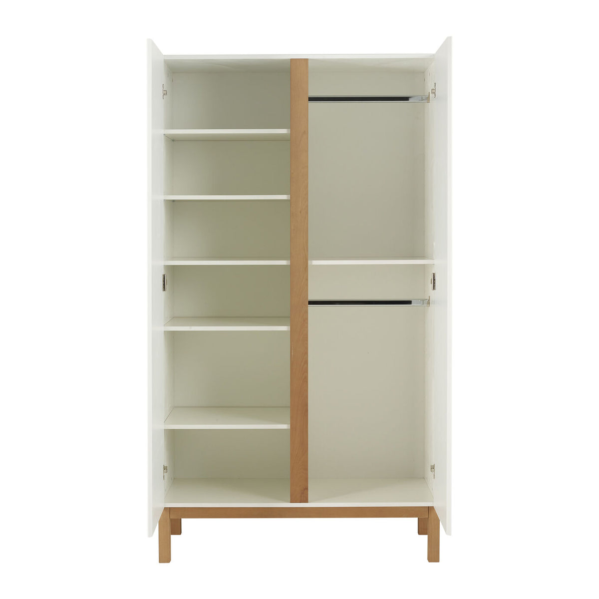 Quax Indigo Kleiderschrank 2-türig white