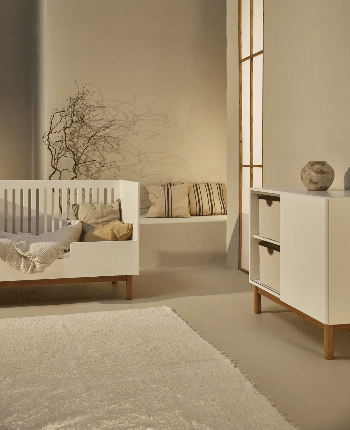 Quax Mood Kinderbett 70 x 140 cm clay