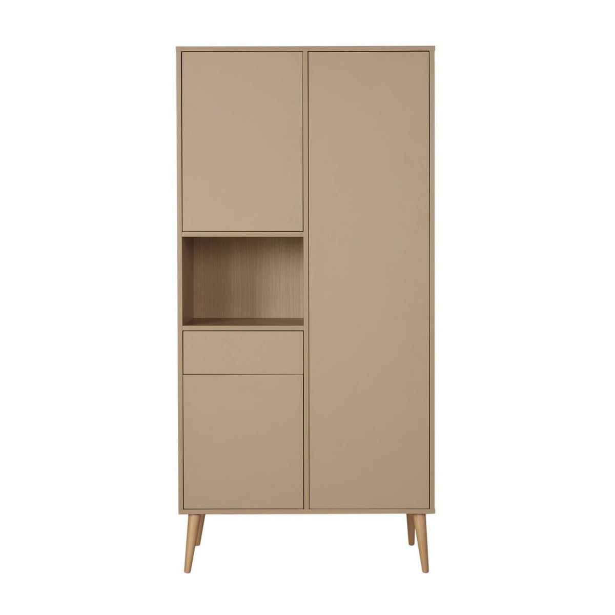 Quax Cocoon Kleiderschrank 3-türig latte