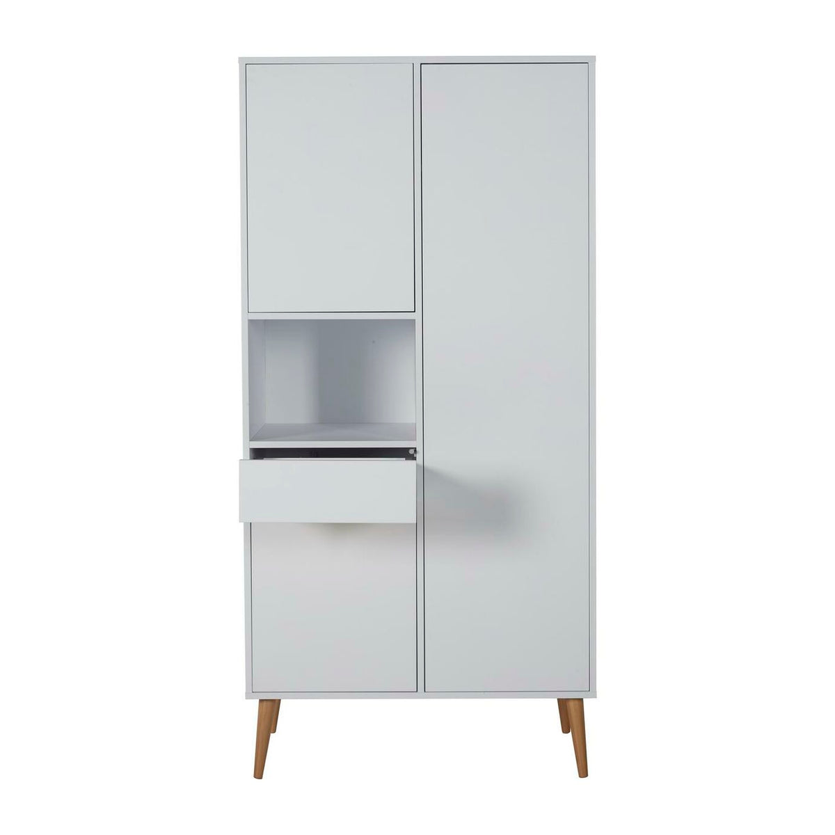 Quax Cocoon Kleiderschrank 3-türig ice white