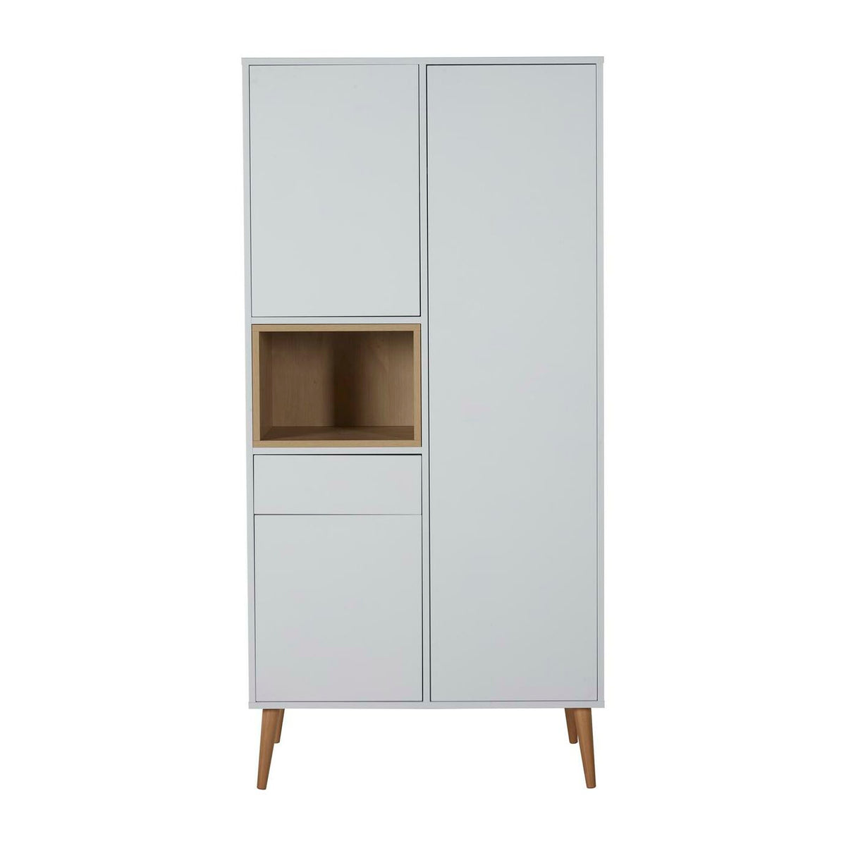 Quax Cocoon Kleiderschrank 3-türig ice white