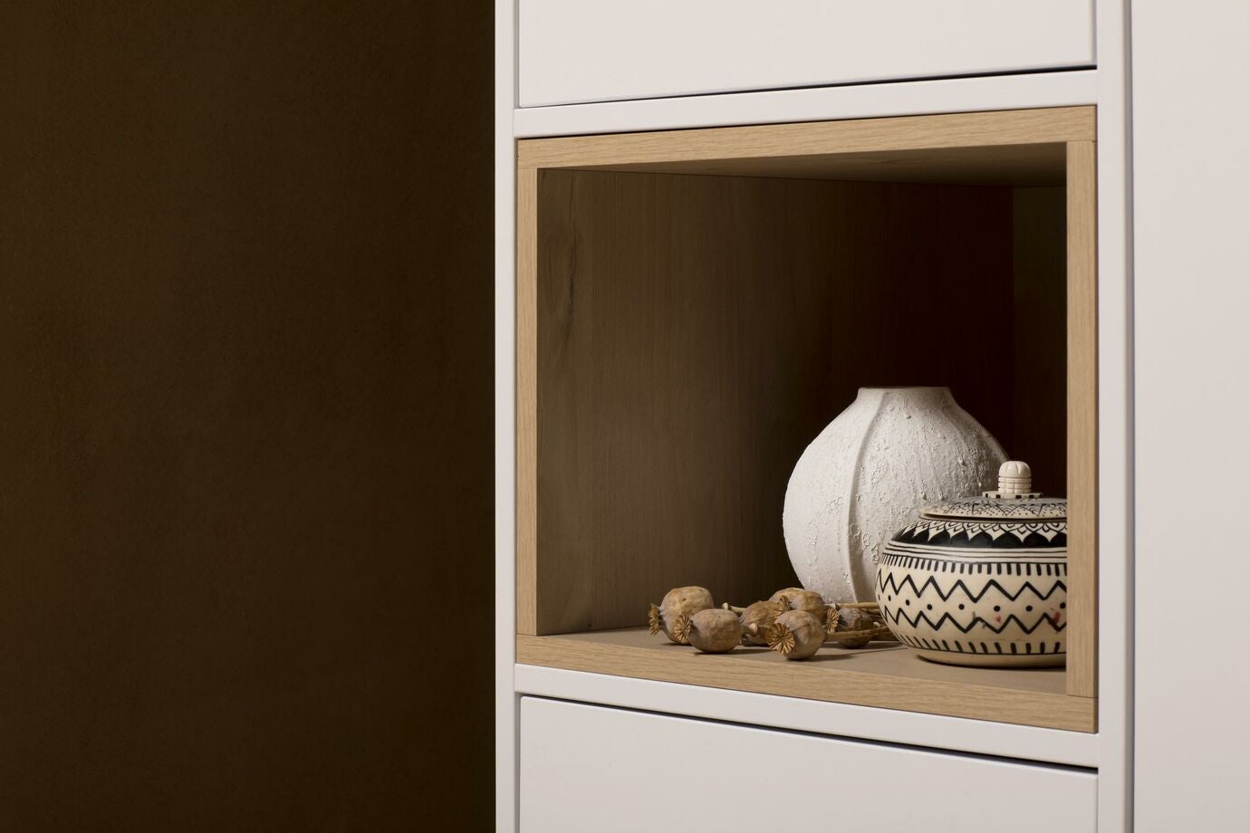 Quax Cocoon Kleiderschrank 3-türig ice white