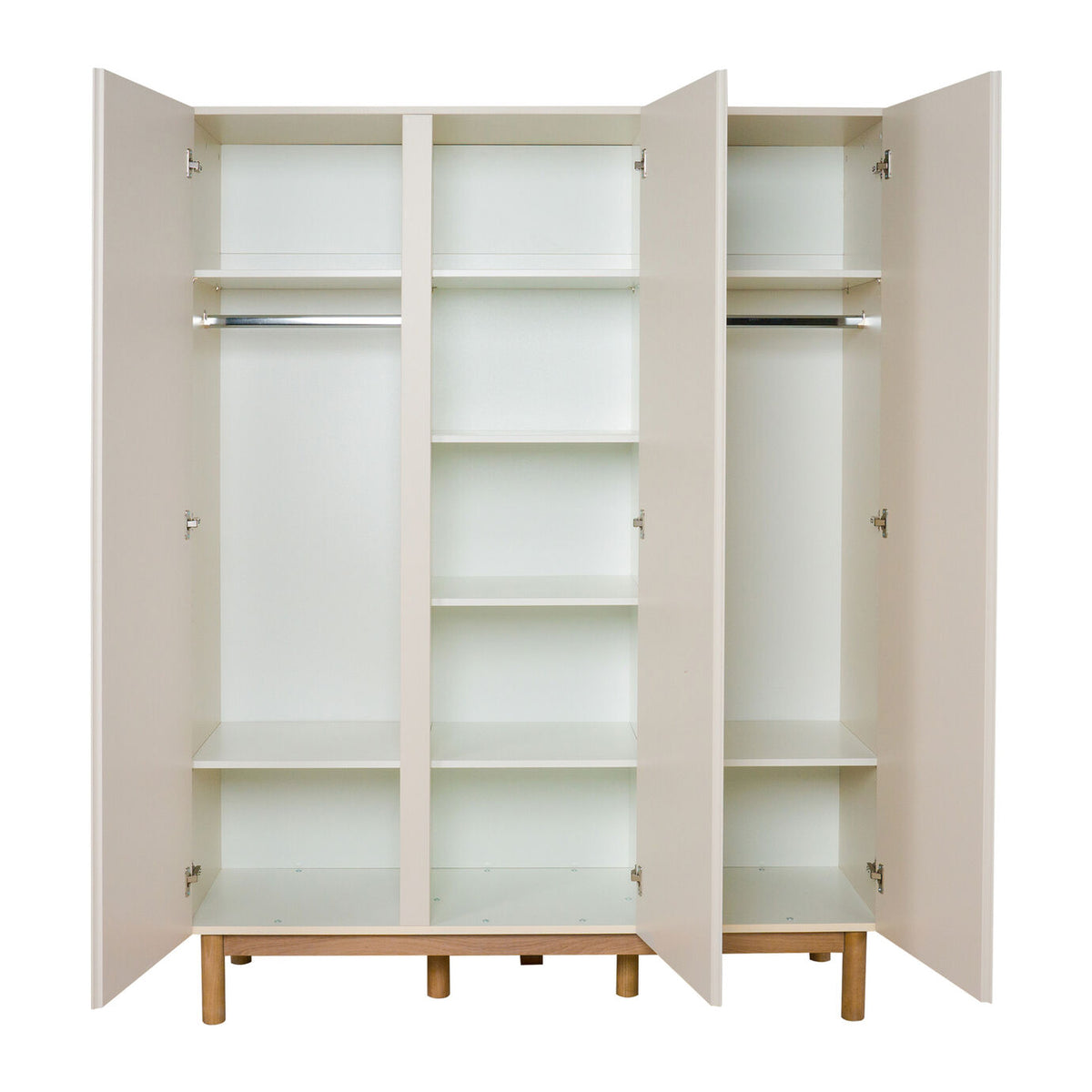 Quax Mood Kleiderschrank 3-türig clay