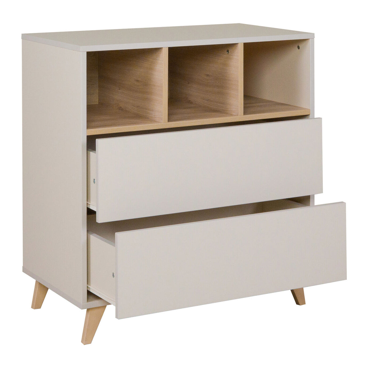 Quax Loft Wickelkommode inkl. Wickelaufsatz clay
