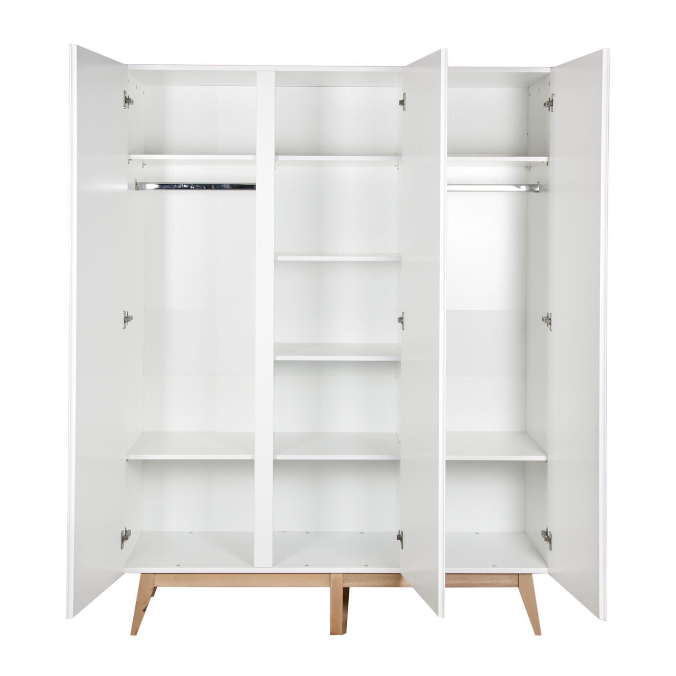 Quax Trendy Kleiderschrank 3-türig white