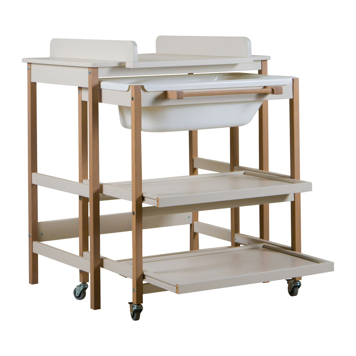 Quax Bade-Wickel-Kombination Smart clay-natural