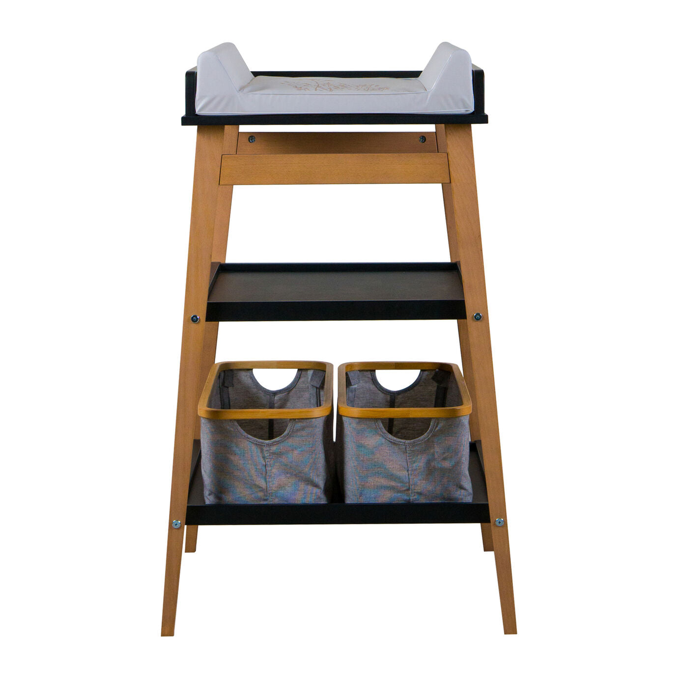 Quax Wickeltisch Hip black-naturel
