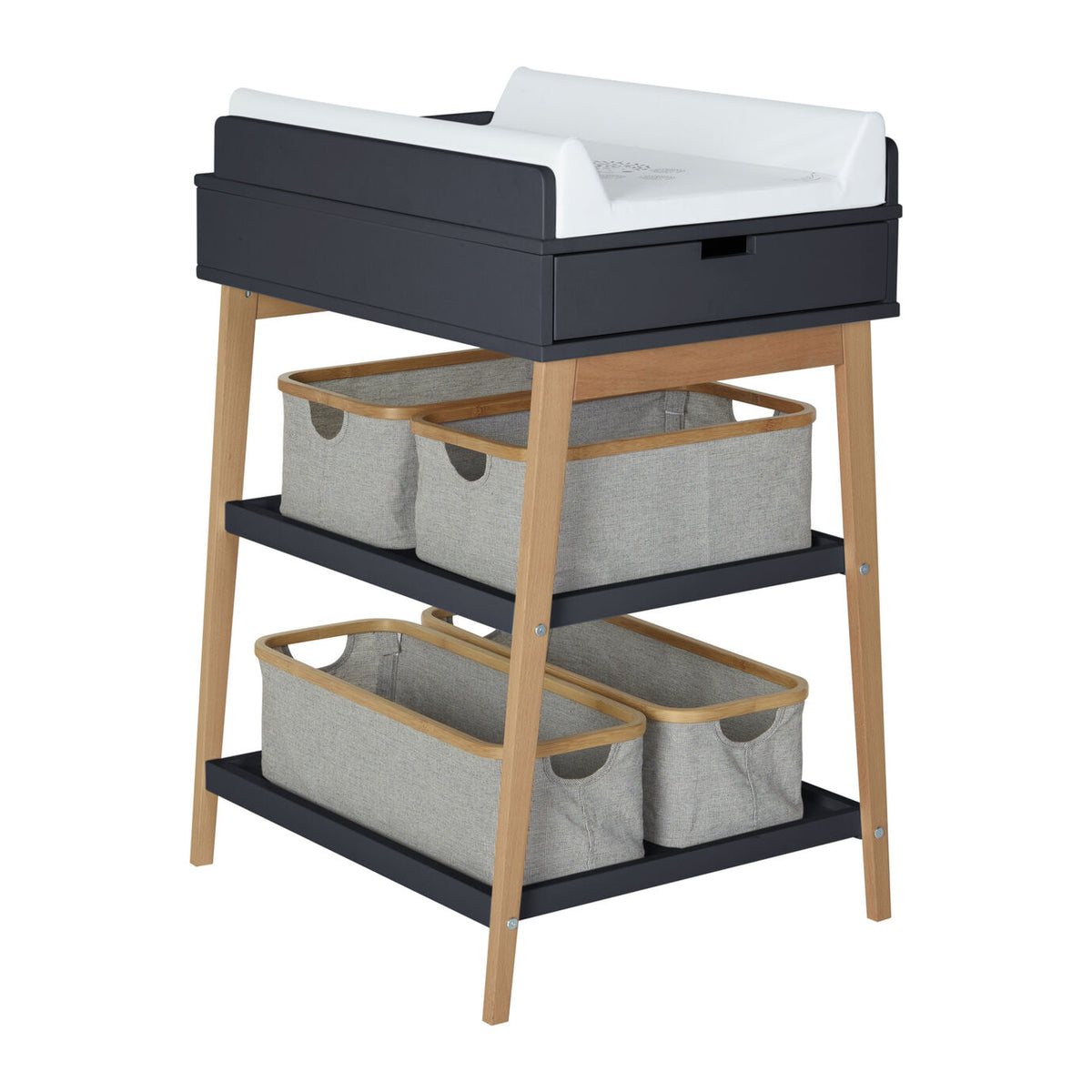 Quax Wickeltisch Hip+ moonshadow/naturel