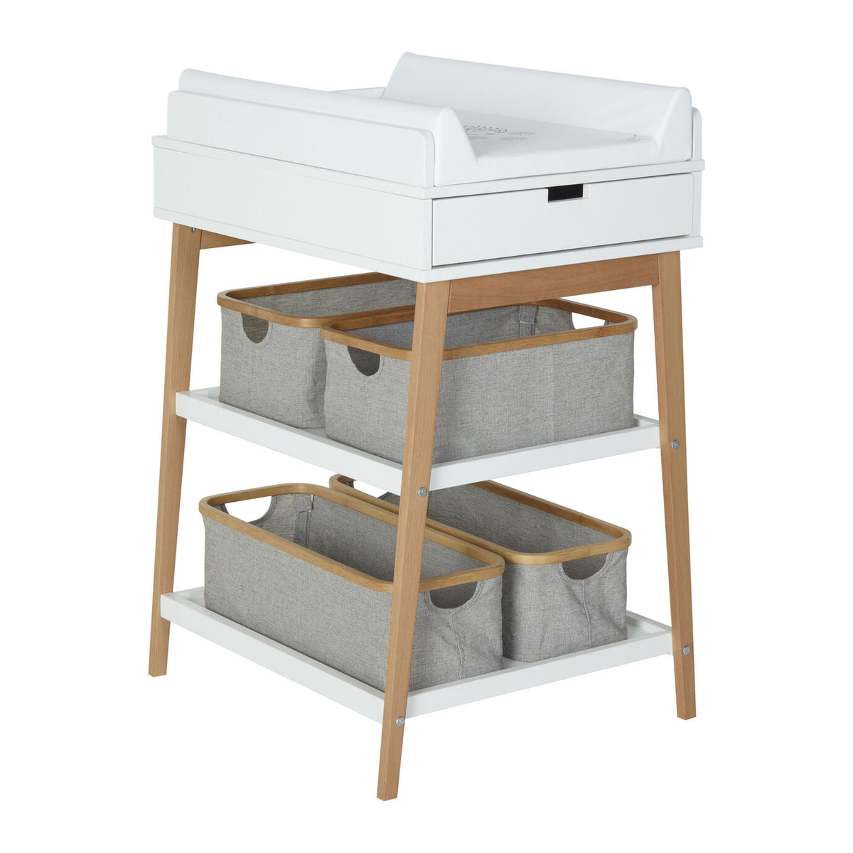 Quax Wickeltisch Hip+ white/naturel