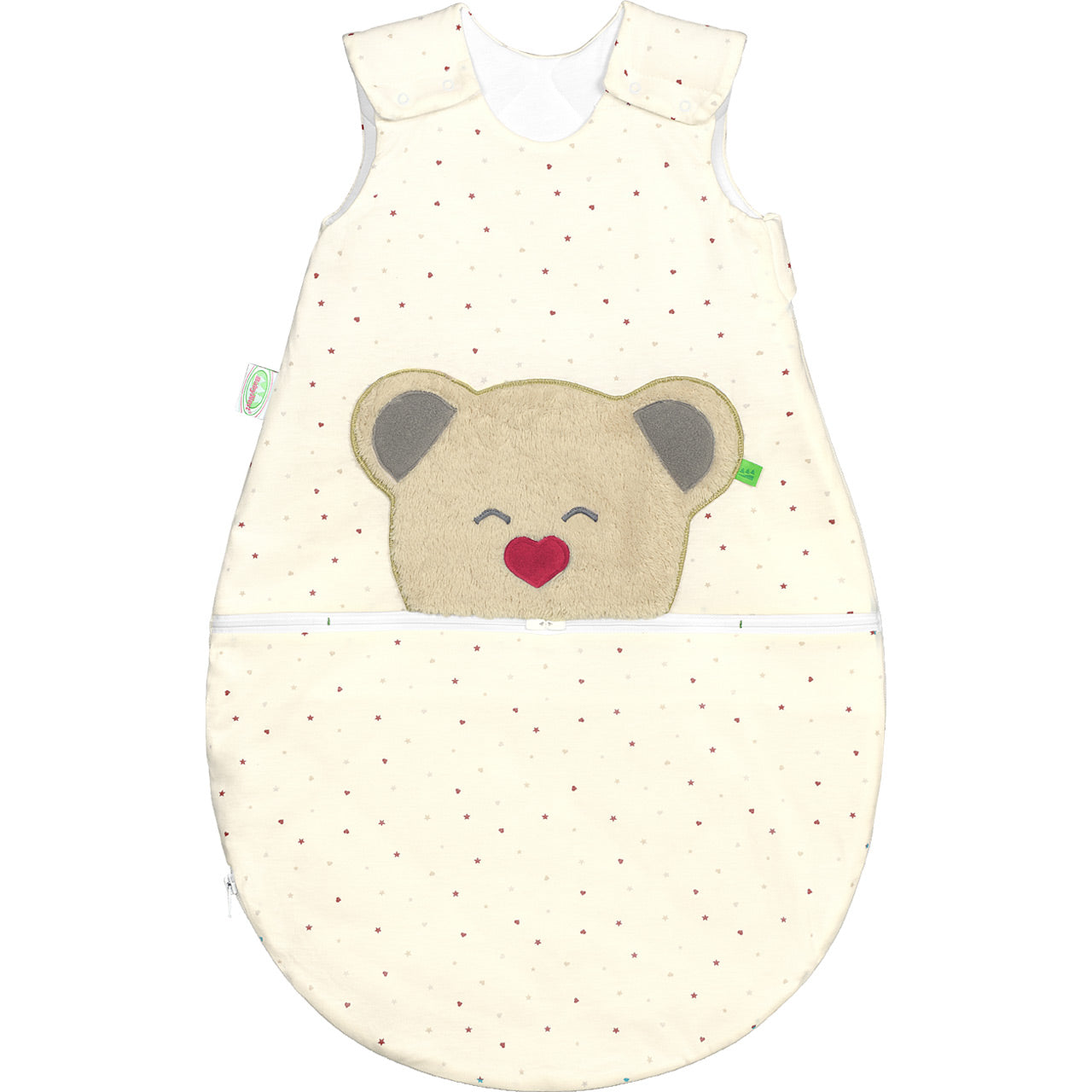 Odenwälder Jersey-Schlafsack Mucki Air heart/stars