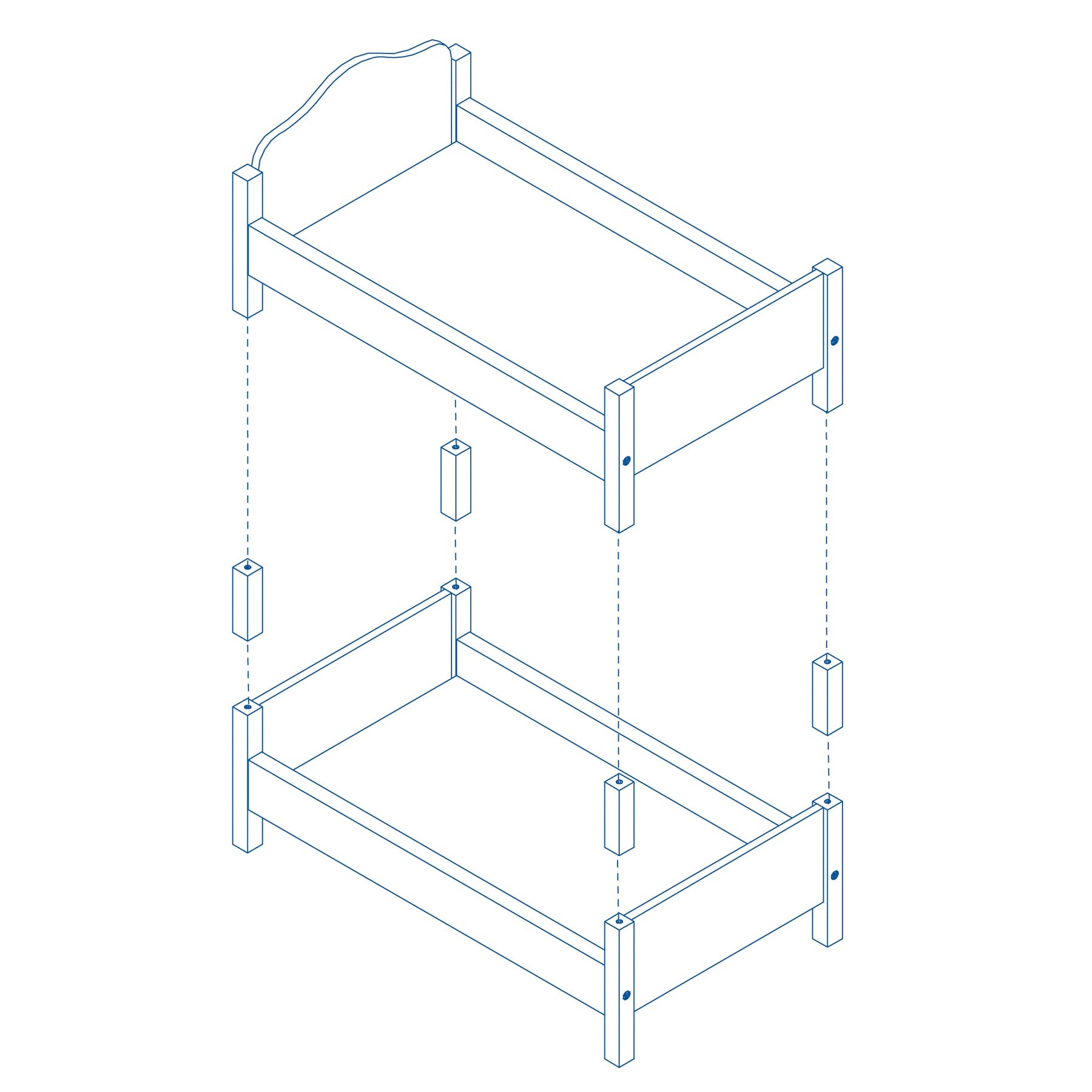 Roba Scarlett Puppenetagenbett