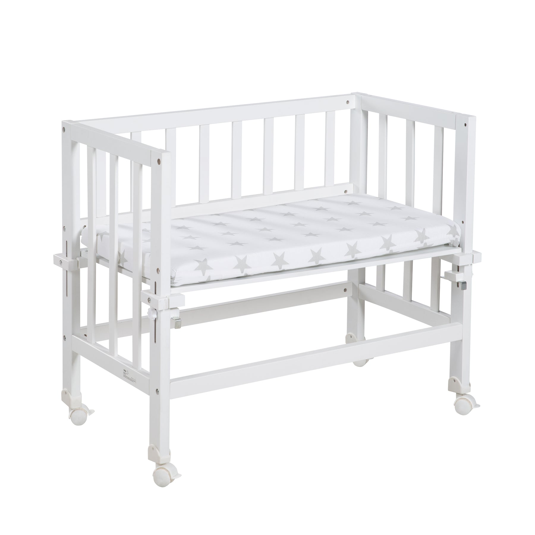 Roba Stuben- & Beistellbett 3 in 1 Little Stars 4 Rollen inkl. Bettzubehör *SALE*