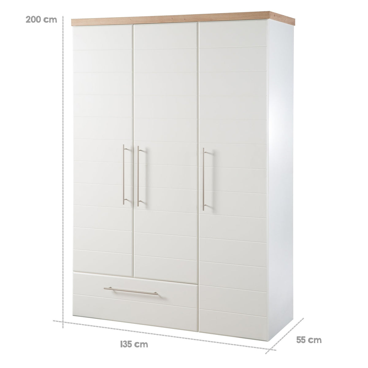 Roba Kleiderschrank 3-türig Nele