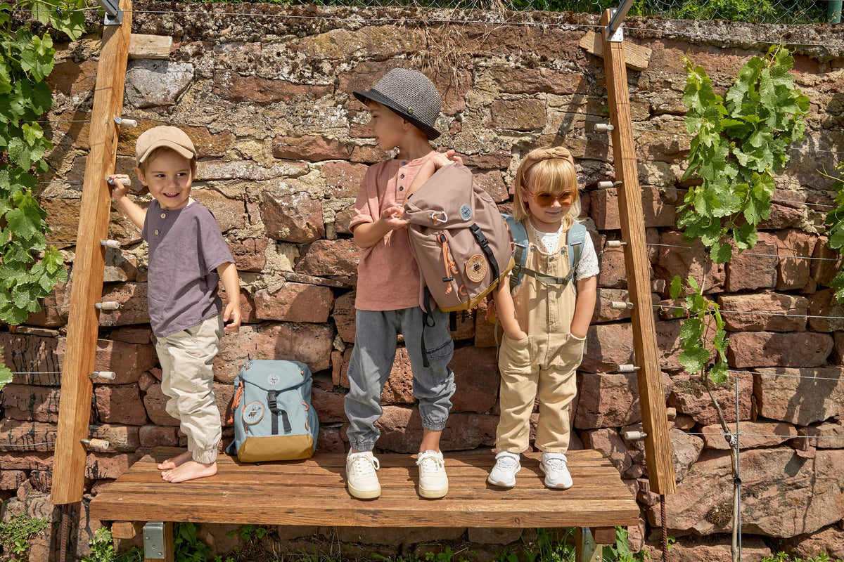 Lässig Kindergartenrucksack Outdoor - Nature Hellblau