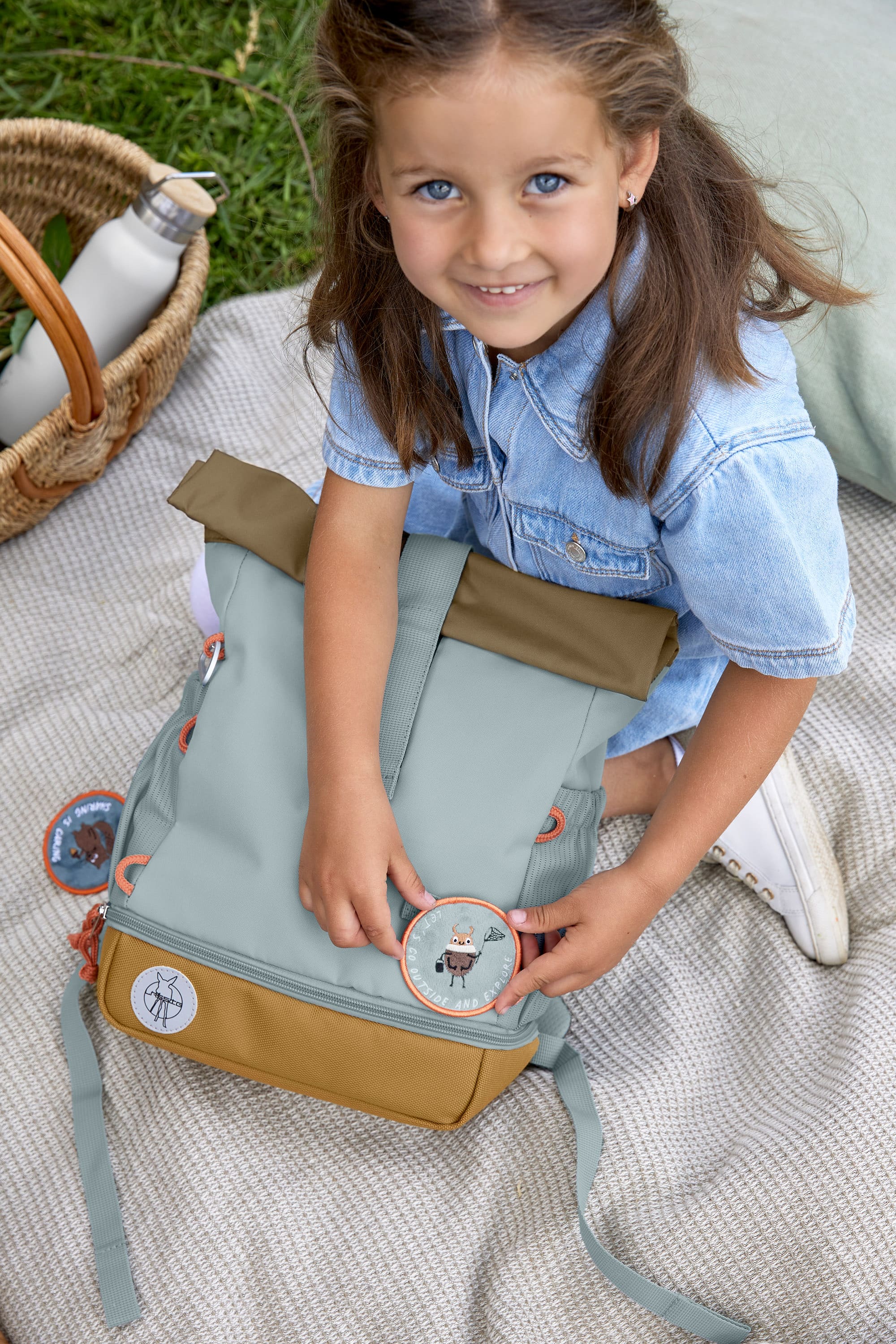 Lässig Kindergartenrucksack Rolltop