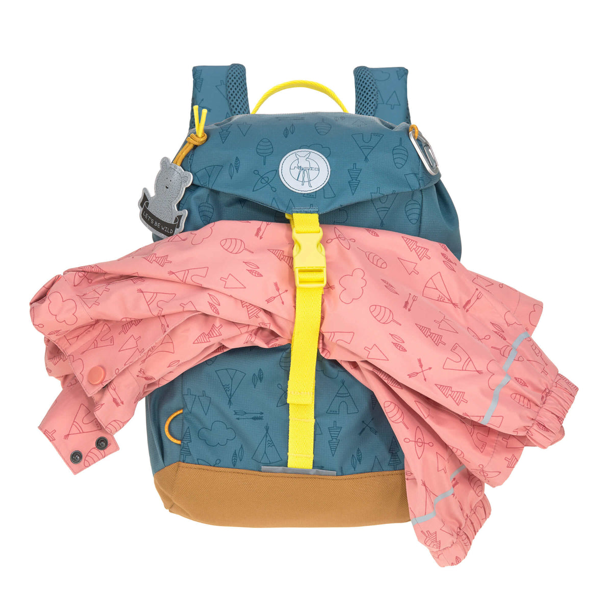 Lässig Kindergartenrucksack Outdoor mini Backpack Adventure blue