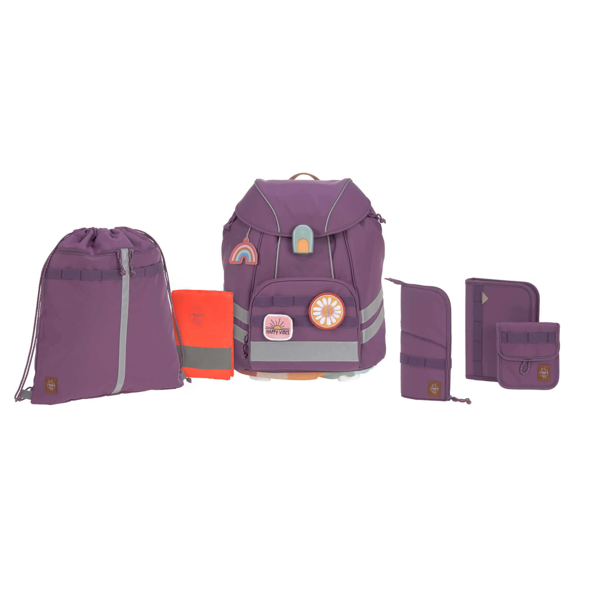 Lässig Schulranzen Set 7-teilig, Unique Purple
