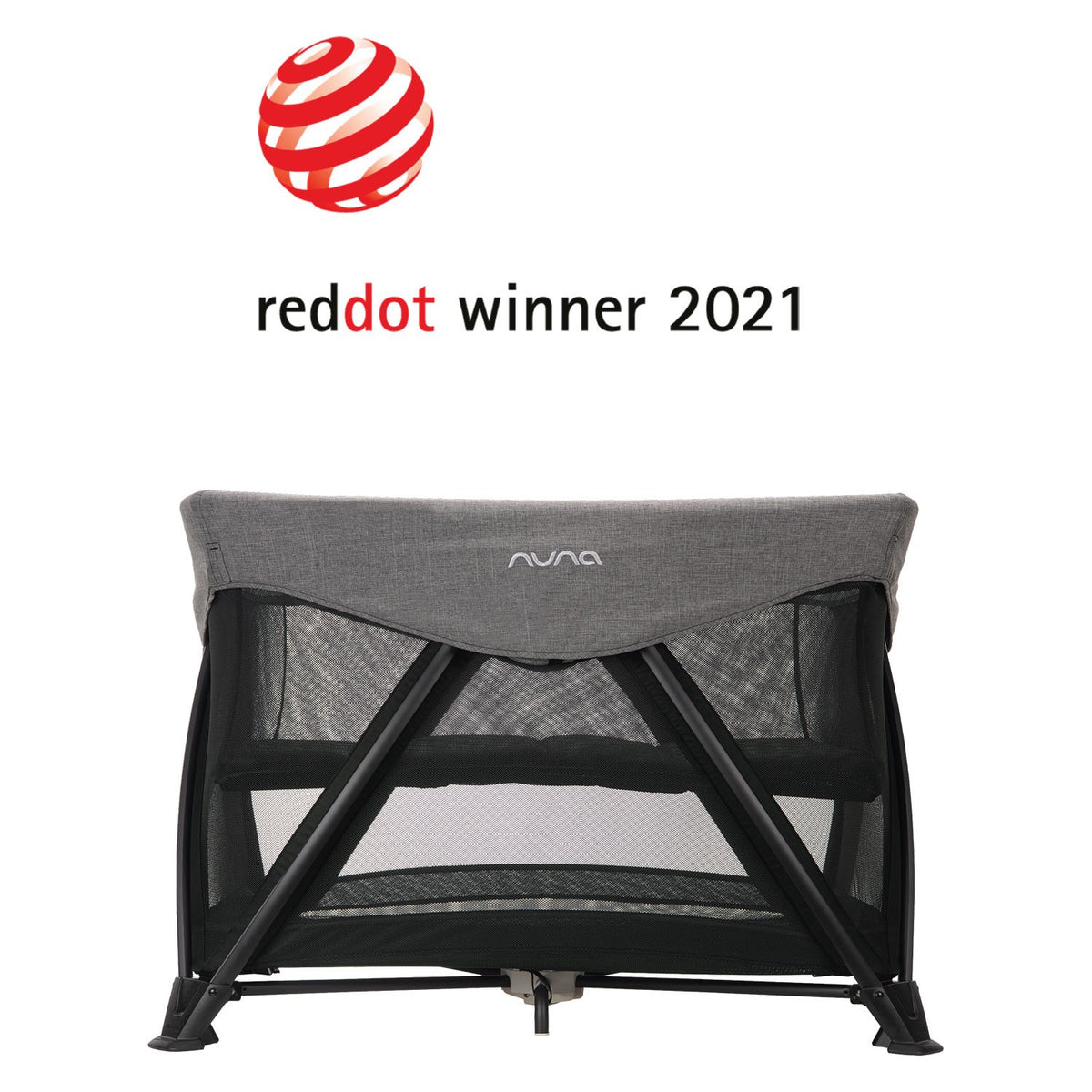 Nuna Reisebett Sena Aire mit Bassinet Charcoal