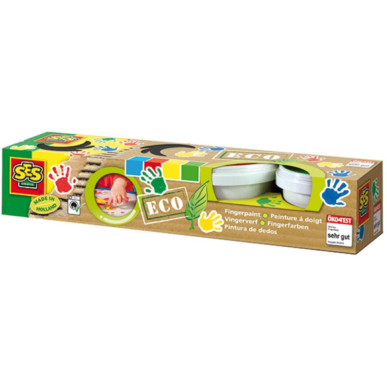 SES Eco Fingerfarben 4 Farben