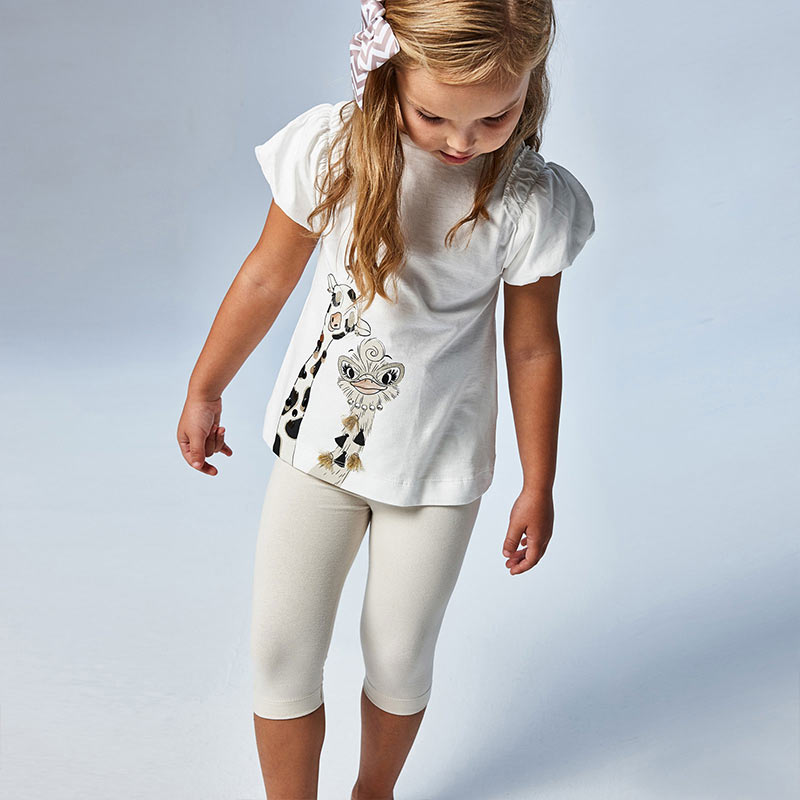 Mayoral Kleid mit Leggings Set Giraffe