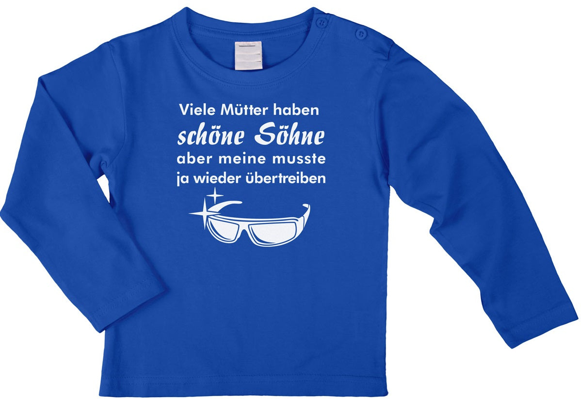 Langarm Shirt mit Spruch Söhne