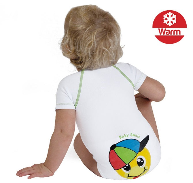 JBimbi Body kurzarm mitwachsend 0-36M Smile