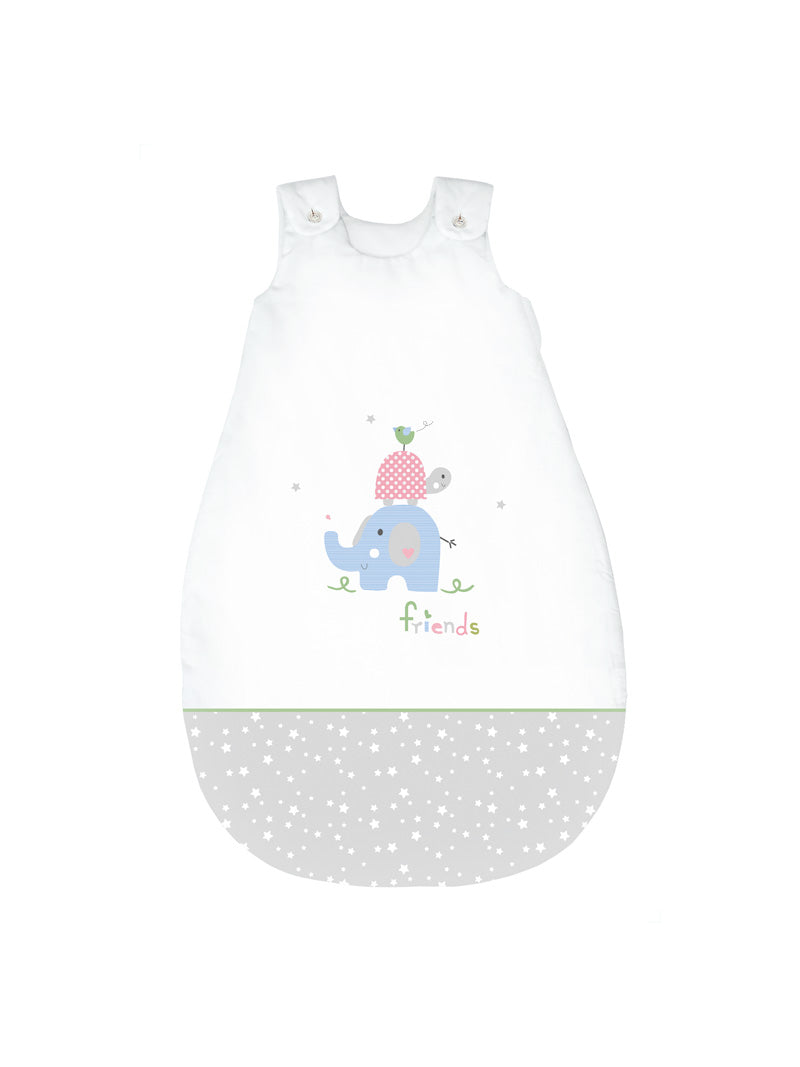 Sommerschlafsack TENCEL® Friends grau/rosa