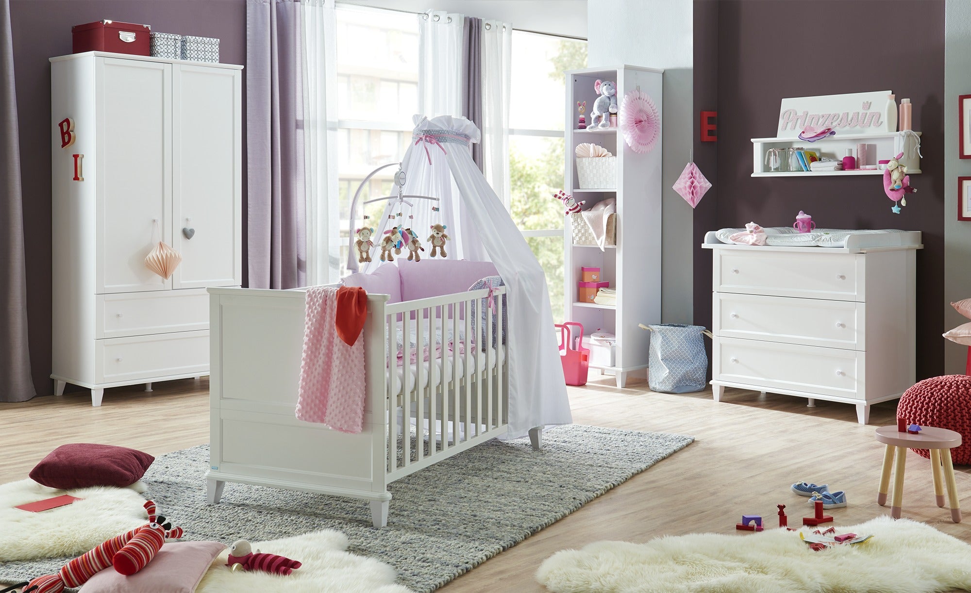 Paidi SOPHIA Kinderzimmer 2-teilig inkl. Wickelaufsatz