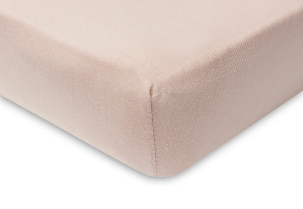 Jollein Spannbettlaken Jersey 40 x 80/90 cm 2er Pale Pink