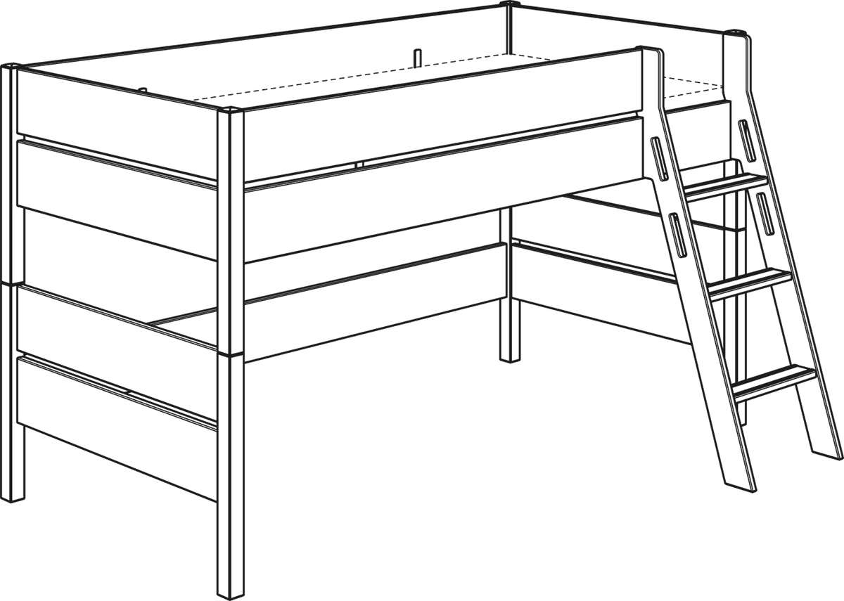 PAIDI STEN Spielbetten Höhe 120 cm