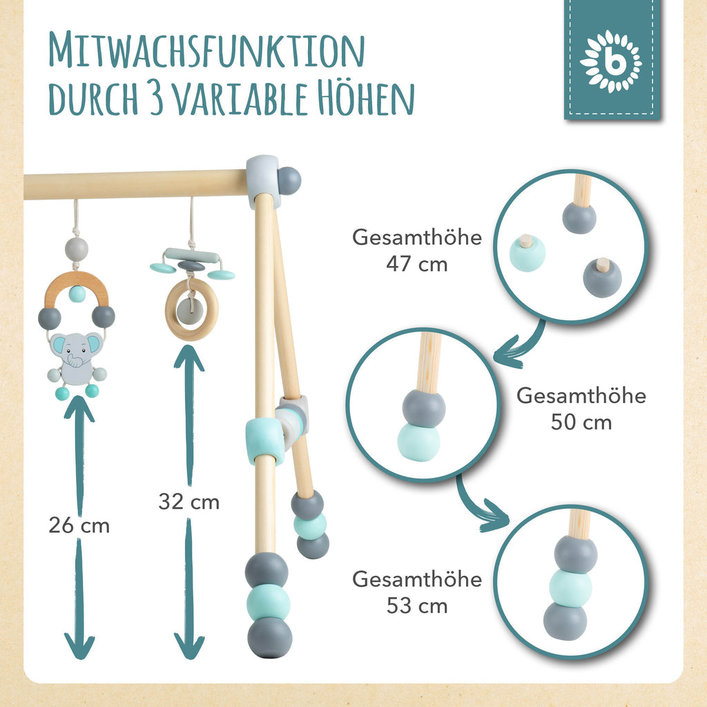 Bieco Spielbogen Elefant Höhenverstellbar