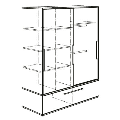 PAIDI STEN Schiebetürenschrank