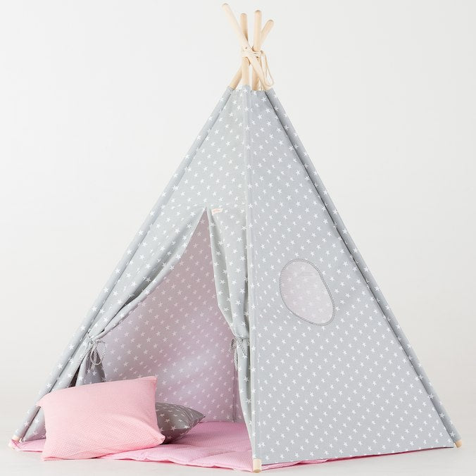 Wigiwama Spielzelt Set Tipi Sternchen – Margaretha's Bébé- & Kinderparadies AG