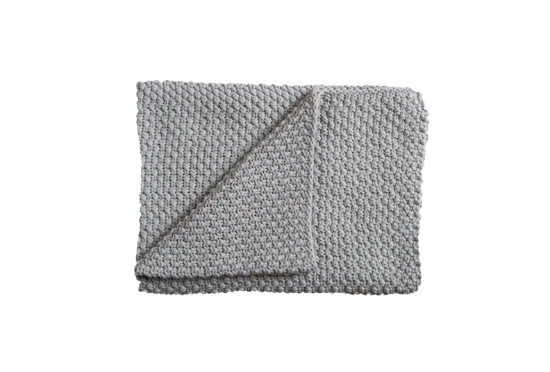 Schardt Babystrickdecke - Sunny dunkelgrau