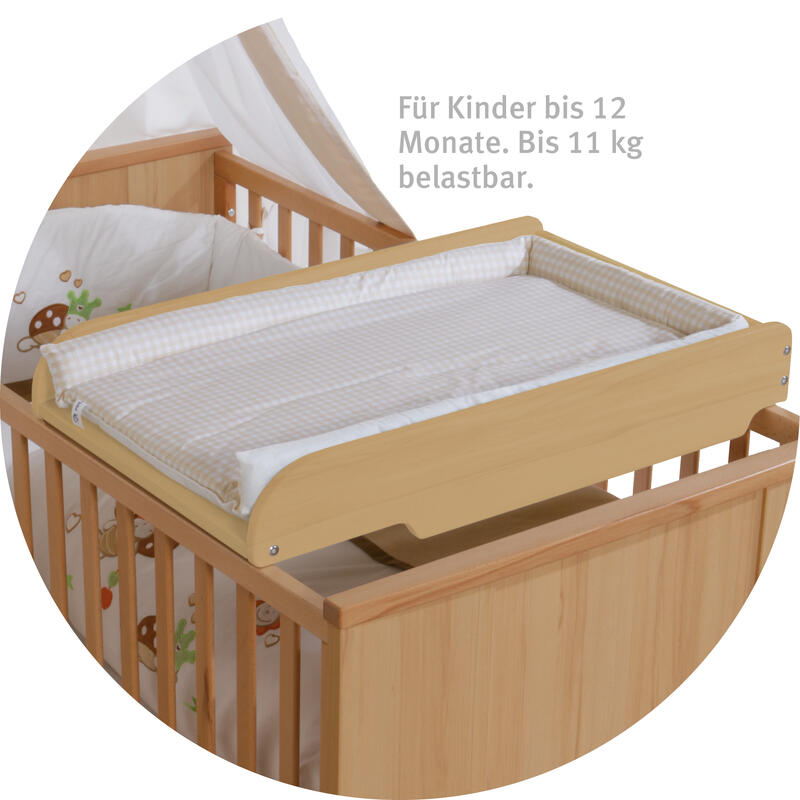 Roba Wickelplatte - Vichy beige