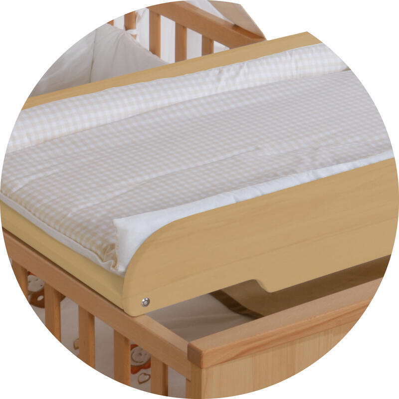 Roba Wickelplatte - Vichy beige