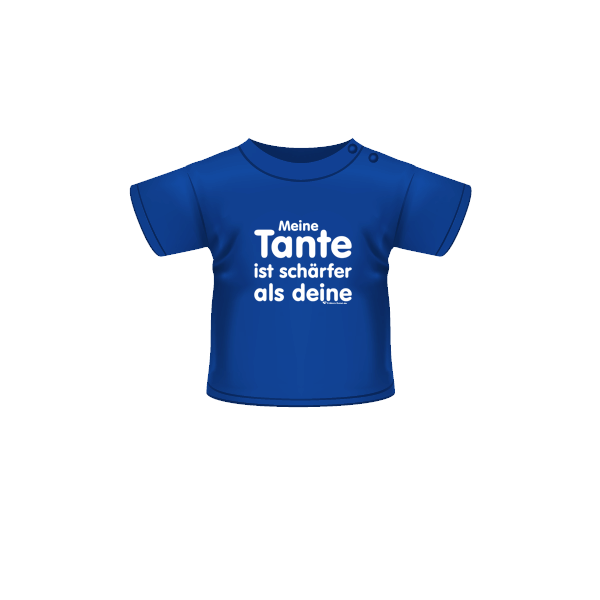 Kurzarm T-Shirt mit Spruch Tante schärfer