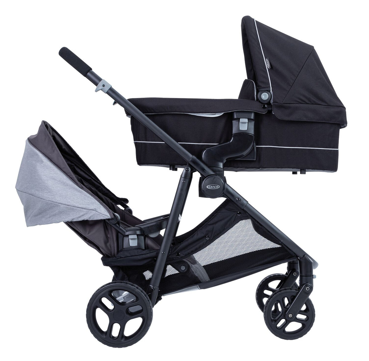 Graco Geschwisterwagen TIME2GROW™ mit Wanne und Zweitsitz