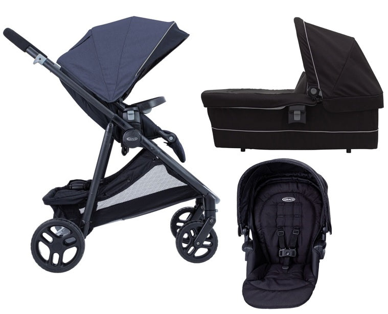 Graco Geschwisterwagen TIME2GROW™ mit Wanne und Zweitsitz