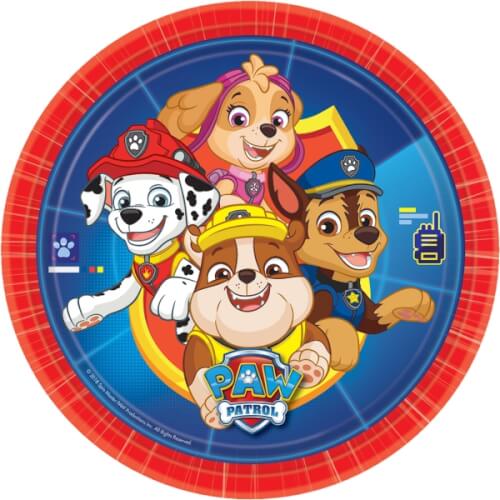 Paw Patrol Kartonteller 23 cm