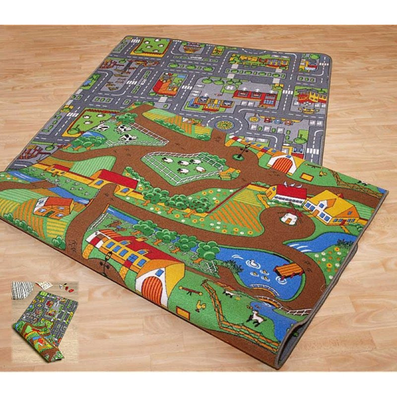 Spielteppich City/Farm