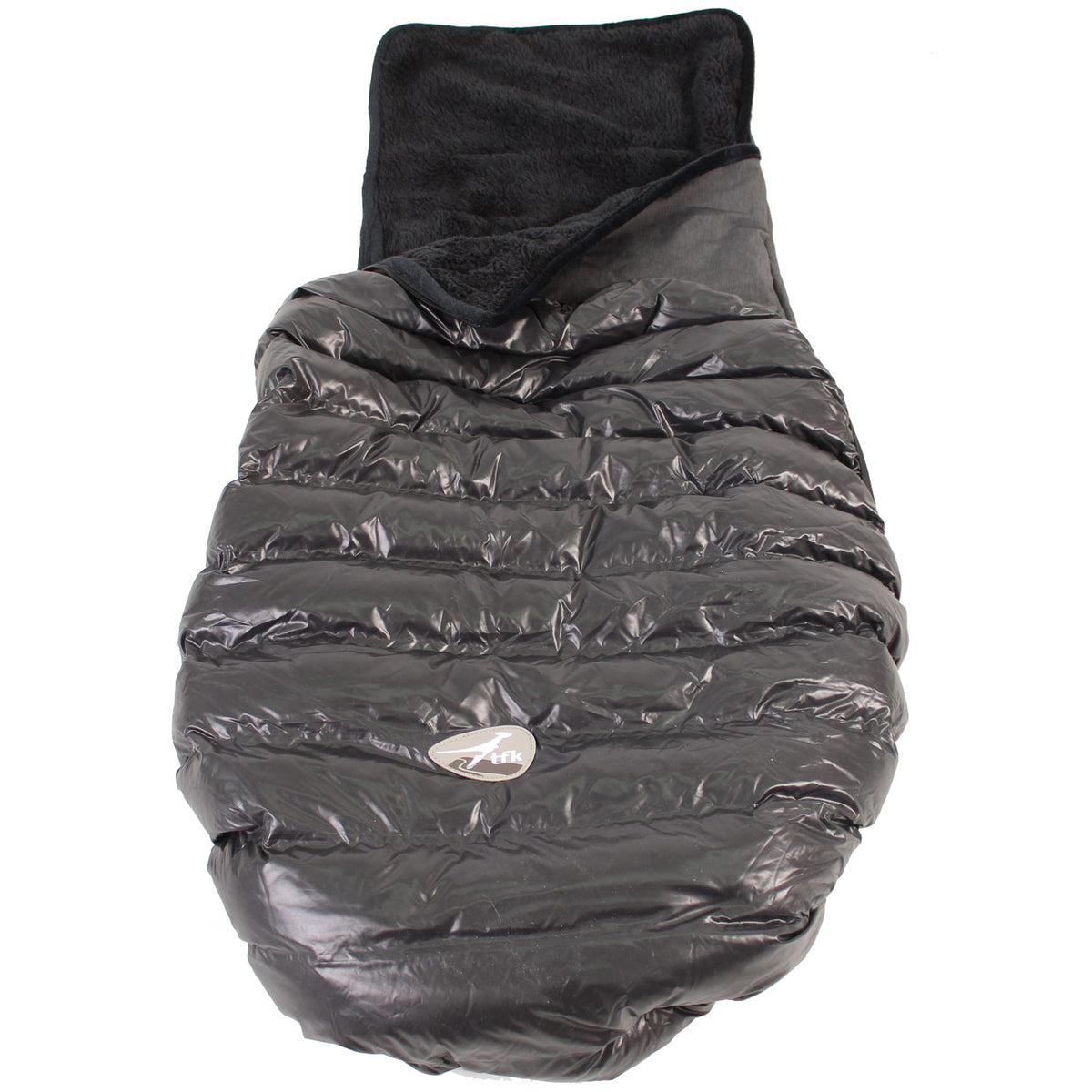 TFK Fusssack Cuddle softshell schwarz/anthrazit